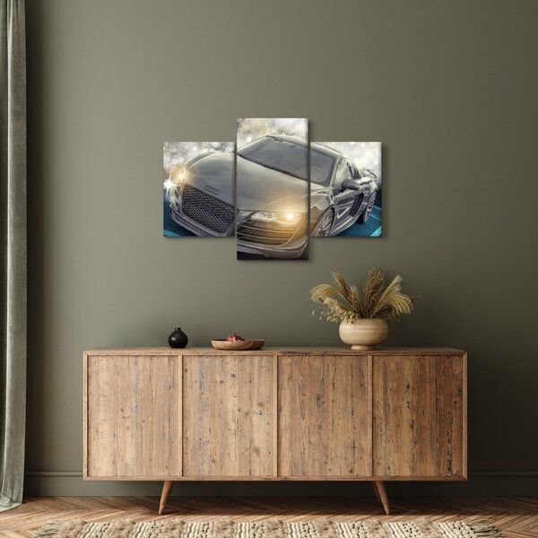 Slika automobila Audi - sivi (90x60 cm)