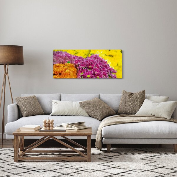 Slika ružičastog cvijeta (120x50 cm)