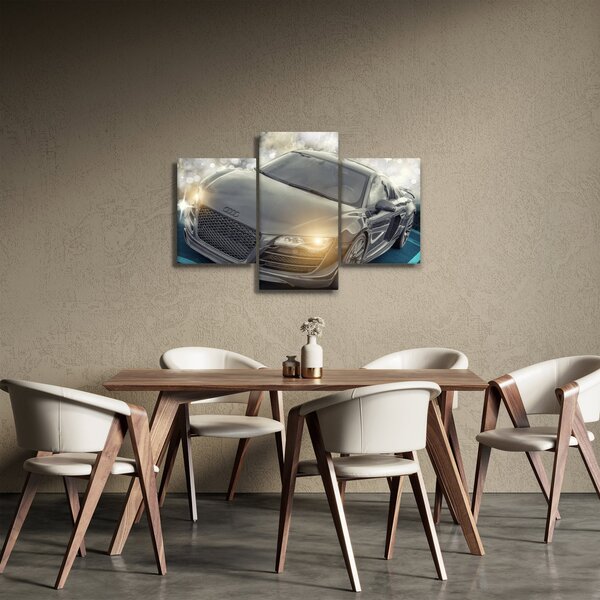 Slika automobila Audi - sivi (90x60 cm)