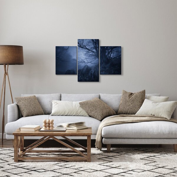 Slika tamne šume (90x60 cm)