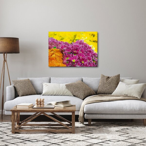 Slika ružičastog cvijeta (70x50 cm)