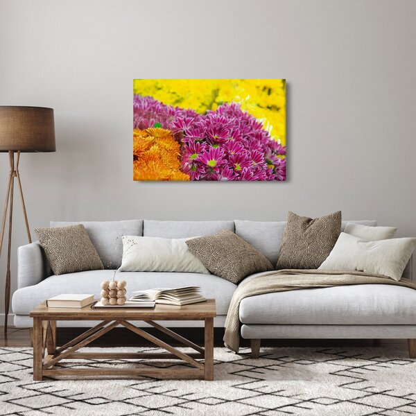 Slika ružičastog cvijeta (90x60 cm)