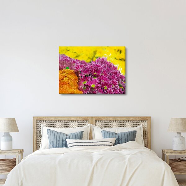 Slika ružičastog cvijeta (70x50 cm)