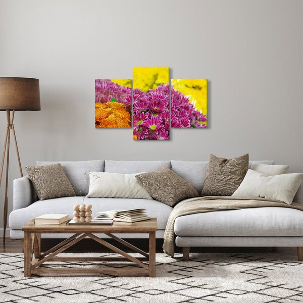 Slika ružičastog cvijeta (90x60 cm)