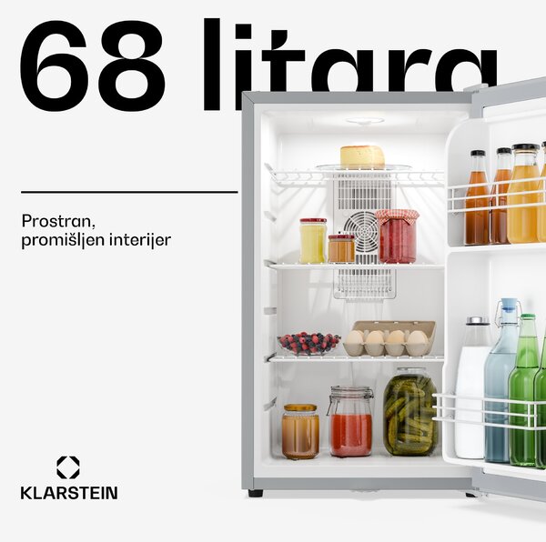 Klarstein Matterhorn 28, mini hladnjak, 28 litara, 35 dB, kompaktan, na zaključavanje