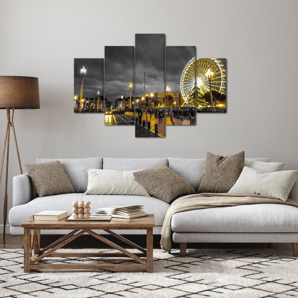 Slika vrtuljka u sumrak (150x105 cm)