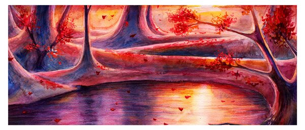 Slika čarobne šume (120x50 cm)