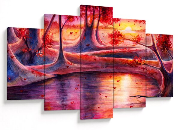 Slika čarobne šume (150x105 cm)