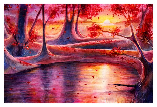 Slika čarobne šume (90x60 cm)