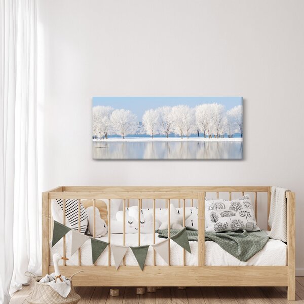 Slika zimskog krajolika (120x50 cm)