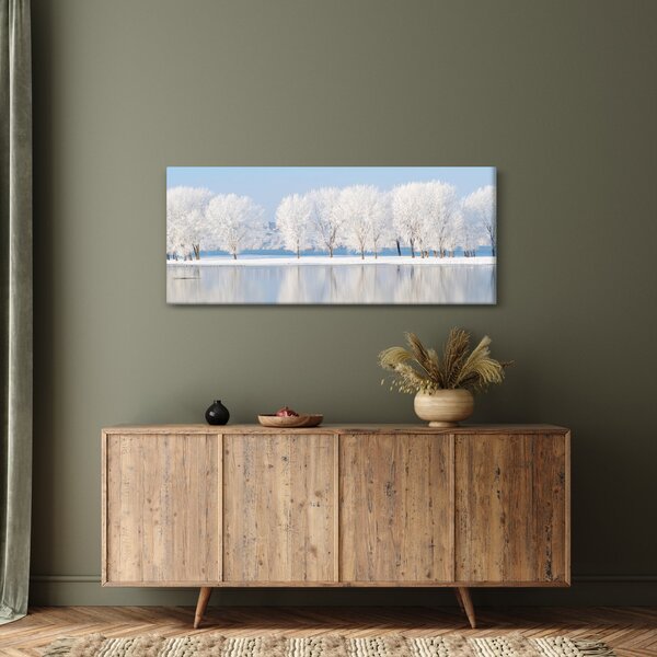 Slika zimskog krajolika (120x50 cm)