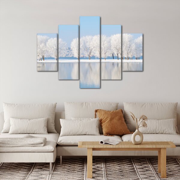 Slika zimskog krajolika (150x105 cm)