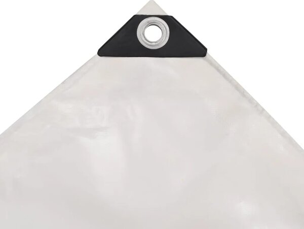 Cerada 650 g/m² 2 5 x 3 5 m bijela - Bijela 2 5 x 3 5 m with eyelets