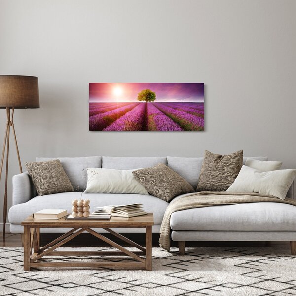 Slika polja s lavandom (120x50 cm)