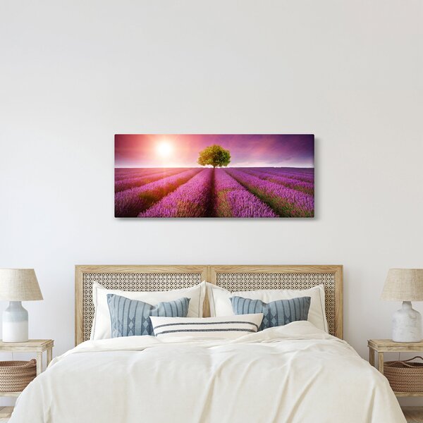 Slika polja s lavandom (120x50 cm)
