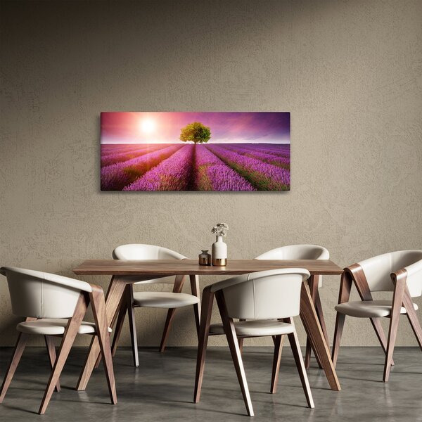 Slika polja s lavandom (120x50 cm)