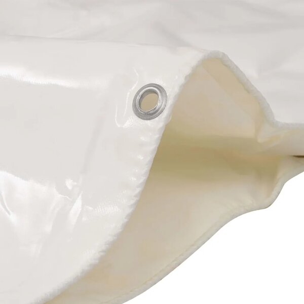 Cerada 650 g/m² 2 5 x 3 5 m bijela - Bijela 2 5 x 3 5 m with eyelets