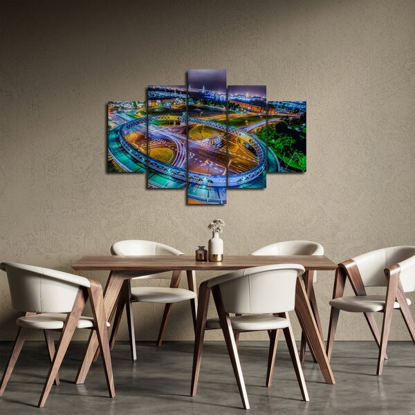 Slika - panorama noćnog grada (150x105 cm)