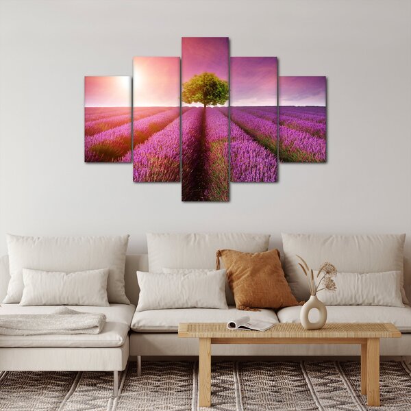 Slika polja s lavandom (150x105 cm)