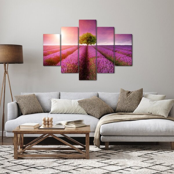 Slika polja s lavandom (150x105 cm)