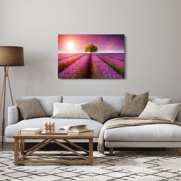 Slika polja s lavandom (90x60 cm)