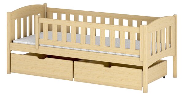 Zondo Dječji krevet 80 x 180 cm Gussie (s podnicom i prostorom za odlaganje) (borovina). 1012772