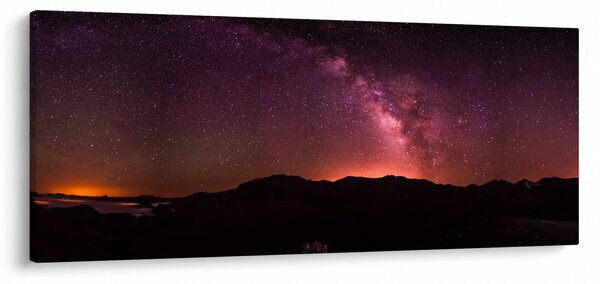 Slika ružičastog mliječnog puta (120x50 cm)