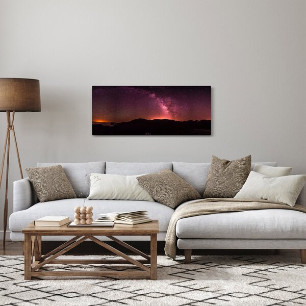 Slika ružičastog mliječnog puta (120x50 cm)