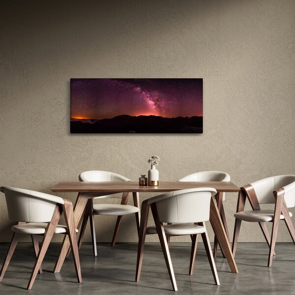 Slika ružičastog mliječnog puta (120x50 cm)