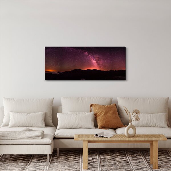 Slika ružičastog mliječnog puta (120x50 cm)