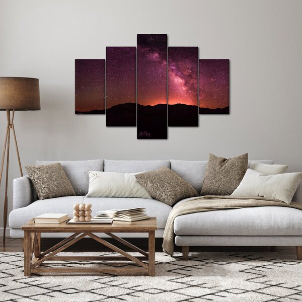 Slika ružičastog mliječnog puta (150x105 cm)