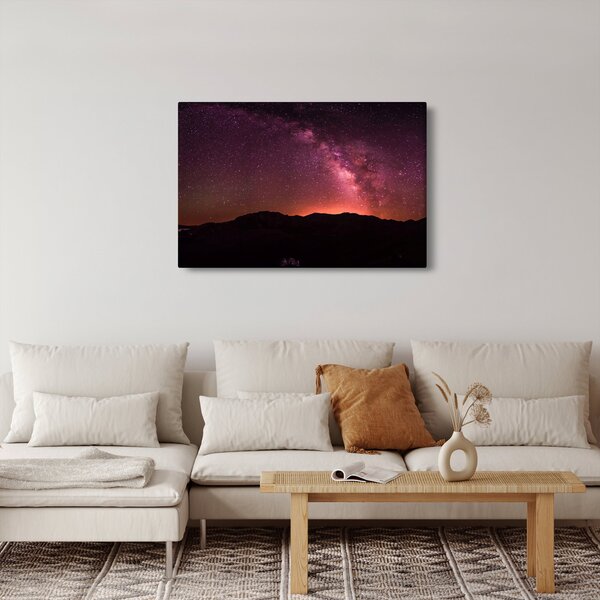 Slika ružičastog mliječnog puta (90x60 cm)
