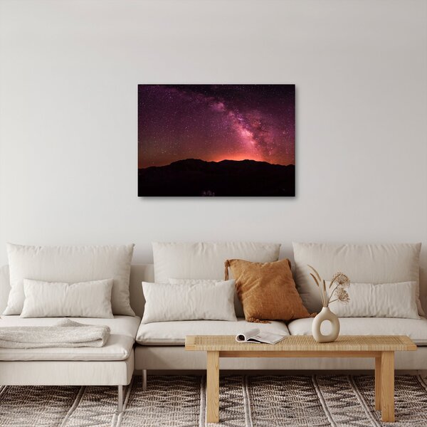 Slika ružičastog mliječnog puta (70x50 cm)