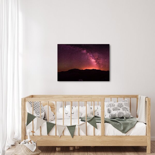 Slika ružičastog mliječnog puta (70x50 cm)