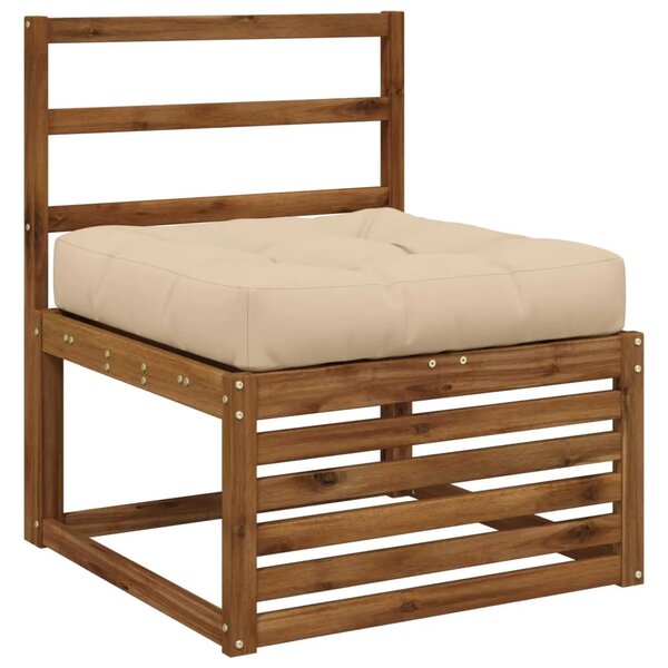Jastučić za sjedalo od 1 dijela VIANEN 100% poliester Krem - Krem 60 x 60 x 12 cm 1