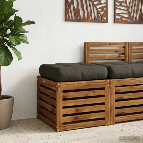 Jastučić za sjedalo od 1 dijela VIANEN 100% poliester Antracit - Antracit 50 x 50 x 12 cm 1