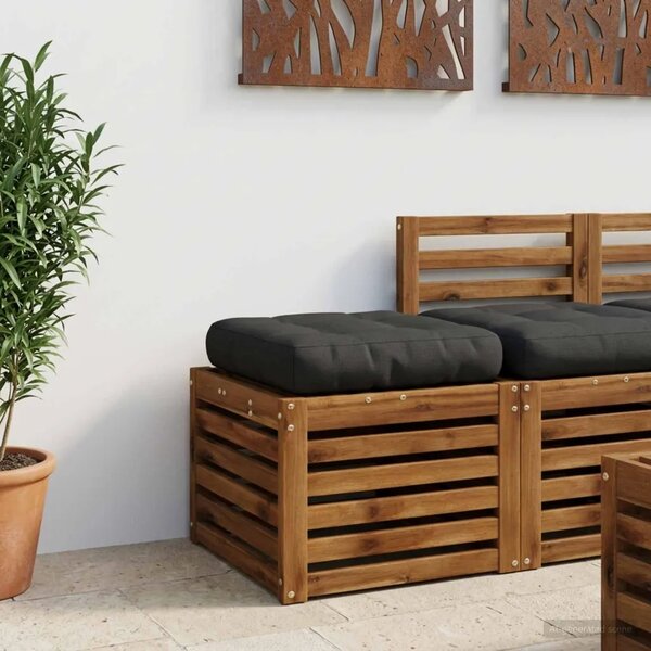 Jastučić za sjedalo od 1 dijela VIANEN 100% poliester Crna - Crna 50 x 50 x 12 cm 1