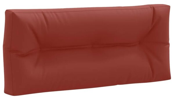 Jastučić za palete VIANEN 100% poliester Crvena - Crvena 120 x 50 x 12 cm