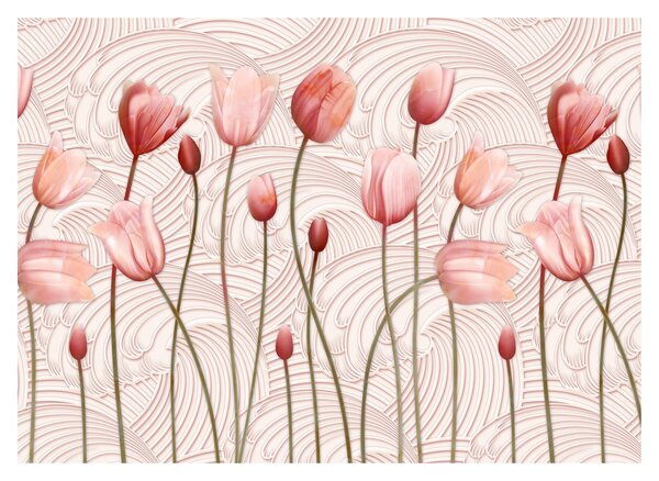 Slika - Ružičasti tulipani (70x50 cm)