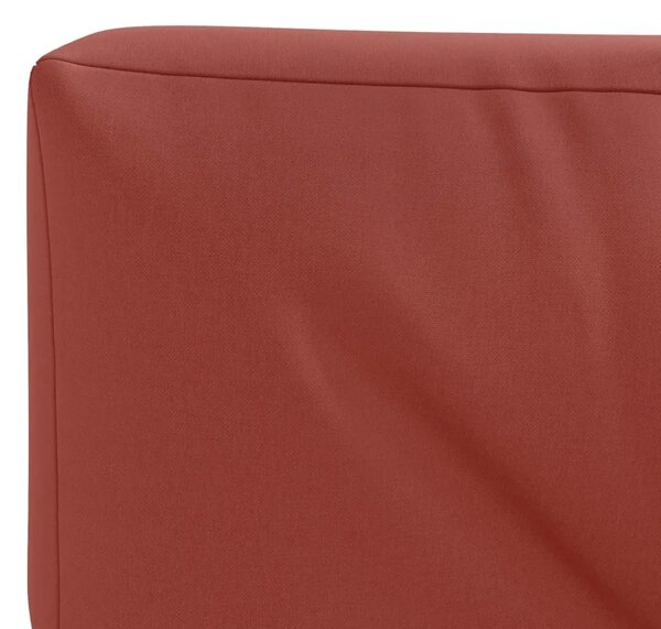 Jastučić za palete VIANEN 100% poliester Crvena - Crvena 120 x 50 x 12 cm