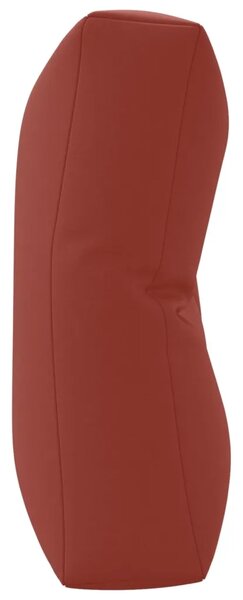 Jastučić za palete VIANEN 100% poliester Crvena - Crvena 120 x 50 x 12 cm
