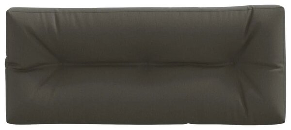 Jastučić za palete VIANEN 100% poliester Antracit - Antracit 120 x 50 x 12 cm