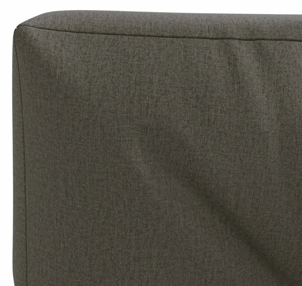 Jastučić za palete VIANEN 100% poliester Antracit - Antracit 120 x 50 x 12 cm