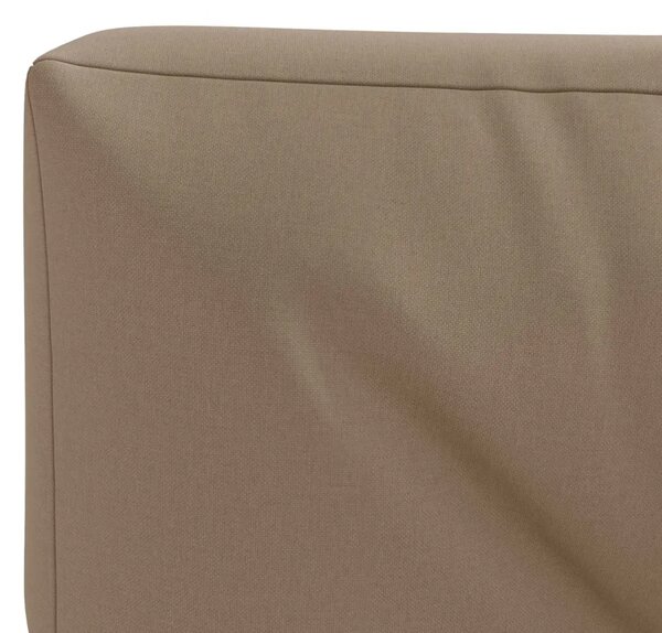 Jastučić za palete VIANEN 100% poliester Sivosmeđa - Sivosmeđa 120 x 50 x 12 cm