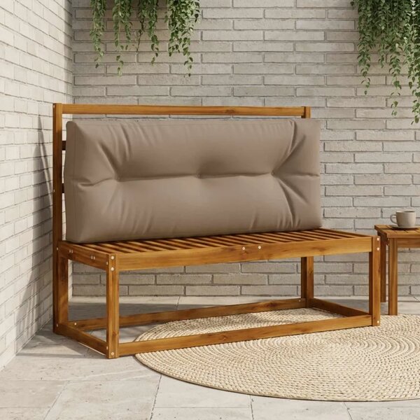 Jastučić za palete VIANEN 100% poliester Sivosmeđa - Sivosmeđa 120 x 50 x 12 cm