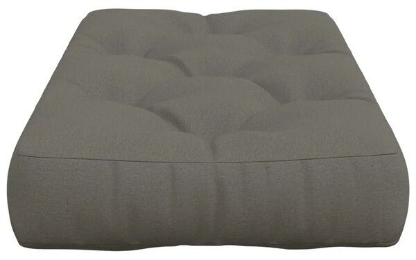 Jastučić za palete VIANEN 100% poliester Siva 120 x 50 x 12 cm - Siva 120 x 50 x 12 cm