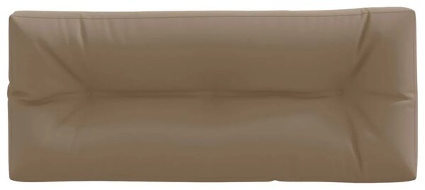 Jastučić za palete VIANEN 100% poliester Sivosmeđa - Sivosmeđa 120 x 50 x 12 cm