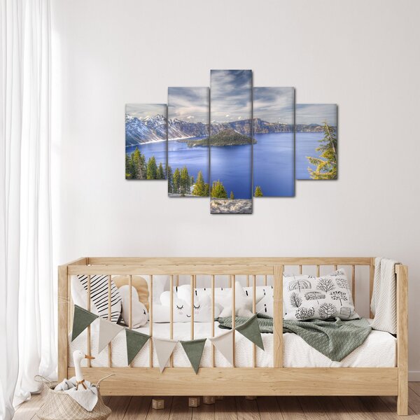 Slika planinskog jezera (150x105 cm)
