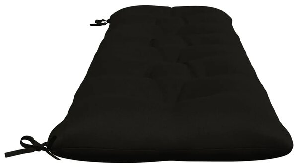 Jastučić za klupu VIANEN 100% poliester Crna 200 x 50 x 12 cm - Crna 200 x 50 x 12 cm