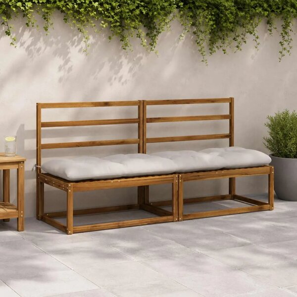 Jastučić za klupu VIANEN 100% poliester Bijela 200 x 50 x 12 cm - Bijela 200 x 50 x 12 cm